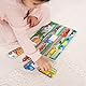 Melissa & Doug | Pack mit 3 | Steckpuzzles aus Holz – Bauernhoftiere, Safari und Fahrzeuge.