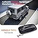 FAERSI Exterior Door Handle Rear Driver Side Replacements for 1999-2007 Chevy Silverado 1500 2500 HD, Tahoe, Suburban, Avalanche, GMC Sierra, Yukon Denali, Cadillac Escalade 80579 15721571
