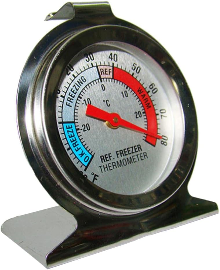3xKitchen Craft Stainless Steel Refrigerator & Freezer Dial Thermometer