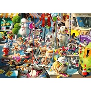 Ravensburger The Dog Walker 1000 Piece Jigsaw Puzzle for Adults – 12000876 – Handcrafted Tooling, Made in Germany, Every Piece Fits Together Perfectly