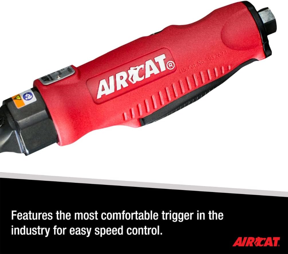AIRCAT Pneumatic Tools 6210: .5 HP Composite Extended Straight Die Grinder 22,000 RPM