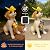 Solar Dog Garden Statues Decor, Outdoor Fairy Dogs Figurines Accessories Decorations with LED Lights Home Patio Balcony Yard Lawn Ornaments, Unique Thanksgiving Gifts for Mom Women Dad Friends