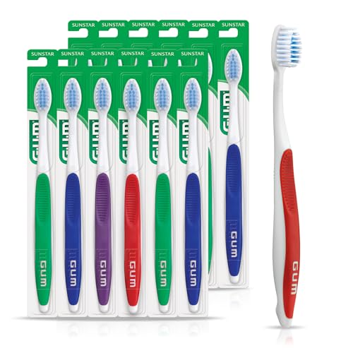 GUM Orthodontic Toothbrush, 124PD,“V” Trim Soft...