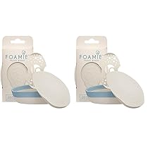 Foamie Travel Buddy Porta Sapone Solido Blu e Beige, Porta Saponetta Impermeabile 100% Sostenibile, Supporto per Sapone da Viaggio o Porta Saponetta per Doccia (Confezione da 2)