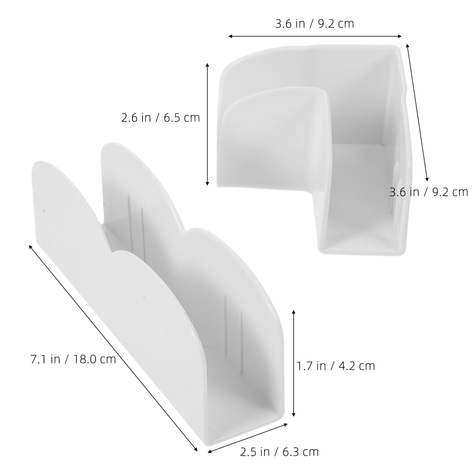 Abaodam 4 Sätze Zaunklammer Stiftstabilisator -laufgitter-Clips Halter Praktische Nutbeschläge Laufgitterständer Kleiner Laufstallsockel Laufstallfixator Plastik Weiß 2 Stück * 4