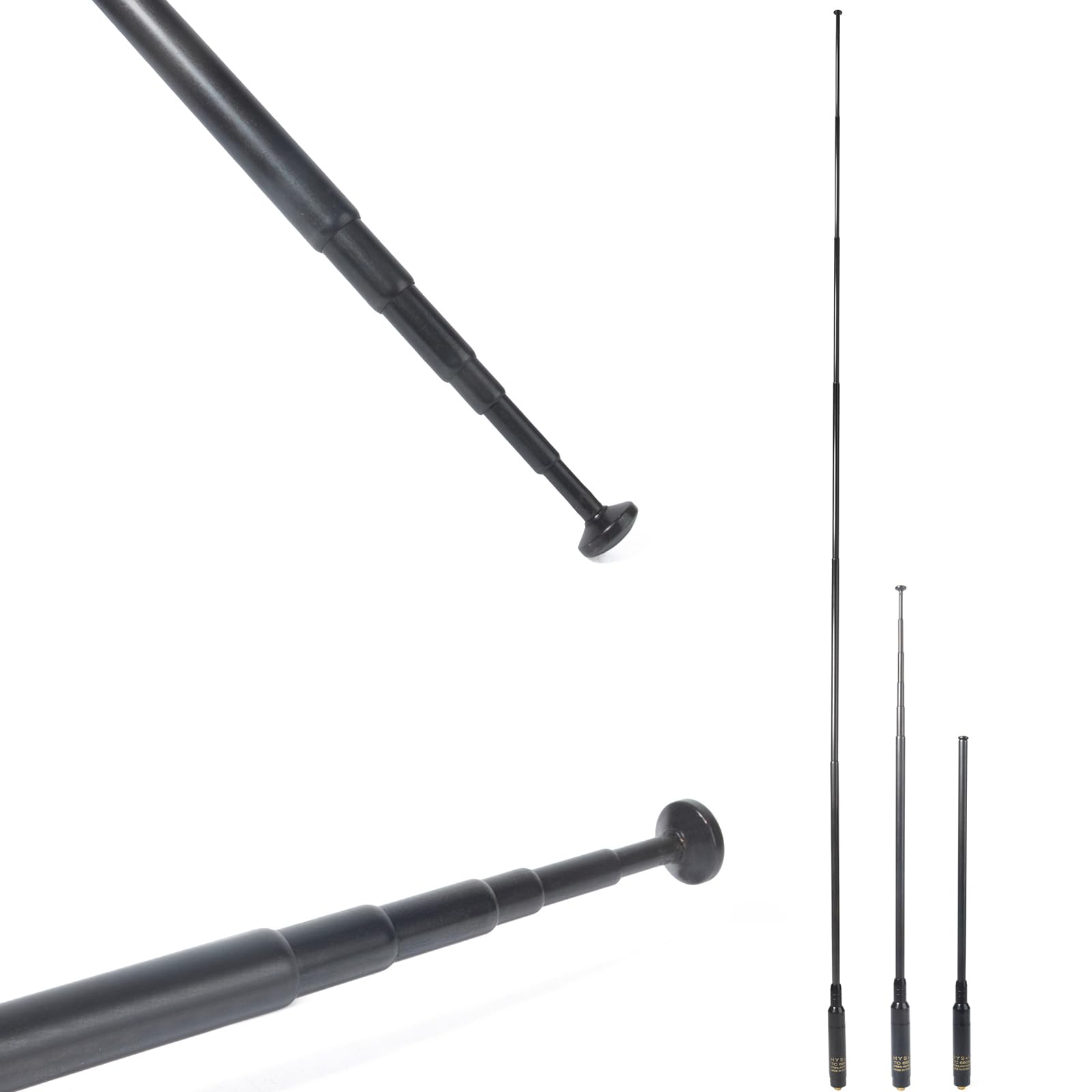 HYS Antenna radio 27Mhz CB, compatibile con Quansheng UV-K5 (8), K6, TK-11(5), TK-11(8) Radio portatile, SMA femmina, antenna telescopica (RH660)
