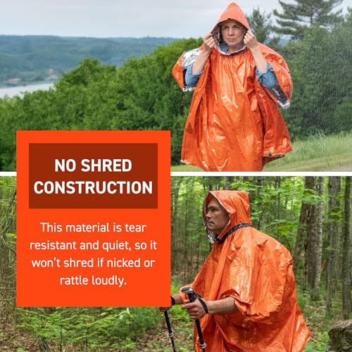 Image of Sol Survive Outdoors Longer S.O.L. Heat Reflective Waterproof Poncho (3 Pack)