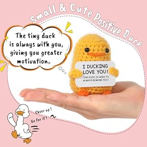 MBL Gifts for Girlfriend Her Him - Handmade Funny Small Cute Crochet Duck for Fiance Couple Women Wife Husband Him Boyfriend Birthday Easter Stocking Stuffers MBL Gifts for Girlfriend Her Him Handmade Funny Small Cute Crochet Duck for Fiance Couple Women Wife Husband Him Boyfriend Birthday Easter Stocking Stuffers
