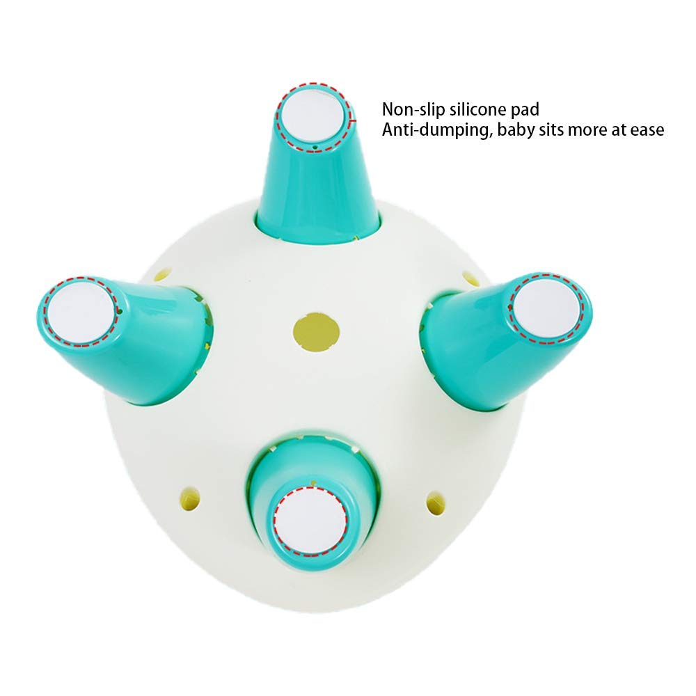 XIAOXIA Baby Töpfchen für Kinder, Kinder Toilettensitz, Trainingsstuhl Sitz für Jungen und Mädchen Töpfchen, Baby Töpfchen mit gepolsterter Rückenlehne,Blau