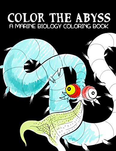 Color the Abyss: A scientifically educational deep-sea coloring book