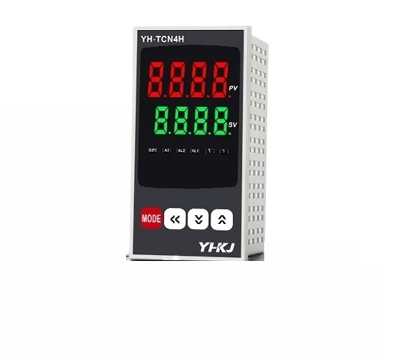 YH-TCN4 PID Salida dual SSR Relé Controlador de temperatura Ajuste de pantalla digital Alta precisión 100-240VAC 0-400 ℃ K/J/T/CU50(YH-TCN4L)