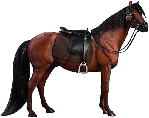 MMOS X Hanover - Decoración de caballos de resina decoración del hogar estatua de caballo para escritorios poliresina duradera con detalles