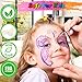 Flyfun Pinturas Cara para Niños, 12 Colores Pintura Facial Lavable (Incluye 2...