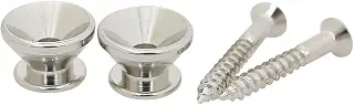 GOTOH ストラップピン、フェンダータイプ、2個セット、ニッケル(PEP-B2N) EP-B2N