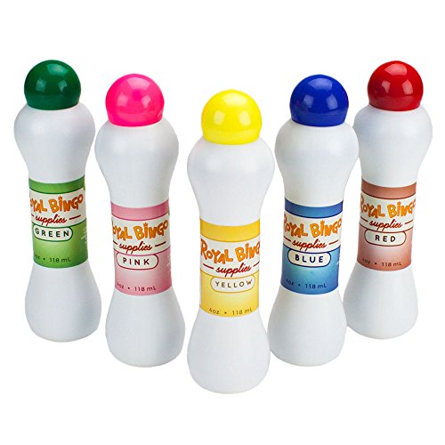 Bingo Daubers Tampons Encreurs Loto Lot de 5 Feutres Feutrage Grille