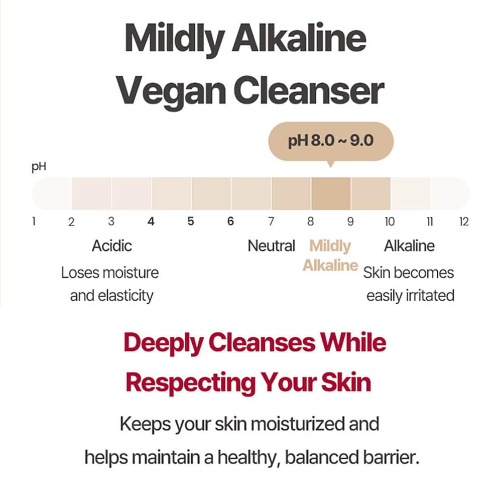 OHAVE Mild & Purifying Foaming Cleanser Gentle Vegan Face Wash with Lactobacillus Natural Botanical Extracts Hydrating & Soothing pH-Balanced 125ml - Image 5