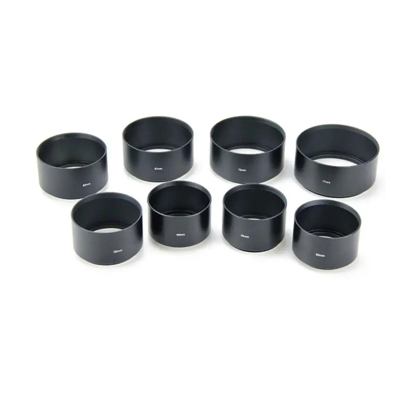 Pare-Soleil Long for objectifs d'appareil Photo, 49mm 52mm 55mm 58mm 62mm 67mm 72mm 77mm, Accessoires(58mm)