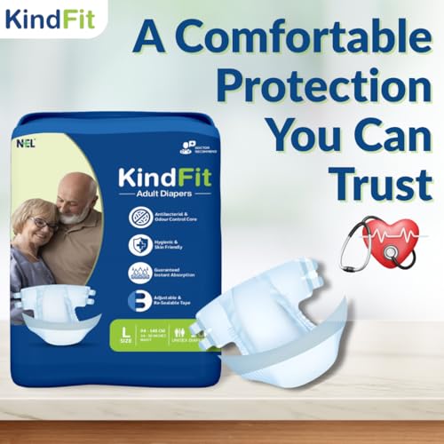 Image of Tape Diapers - Large 20 Pcs Wetness Indicator Antibacterial
