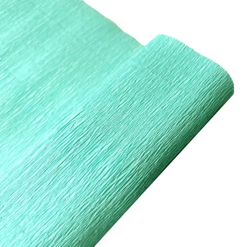 Papier crépon rouleaux bleu clair lot de 10 pour réussir toutes vos décorations