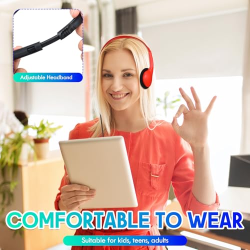 Frienda 48 Pack Headphones for Classroom,Classic,Navy, Black, Red, Cyan by Frienda - Used condition - Image 6