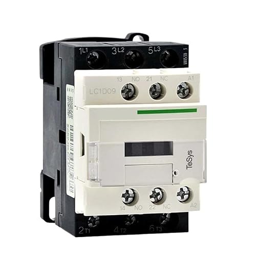 JFQOWCMP LC1D09M7C Q7C F7C B7C Coil 220V 380 110AC 50/60Hz Contactor Rrelay TeSys 3P 9A 1NO+1NC Load Standard LC1D(Lc1d09b7c 9a 24v)