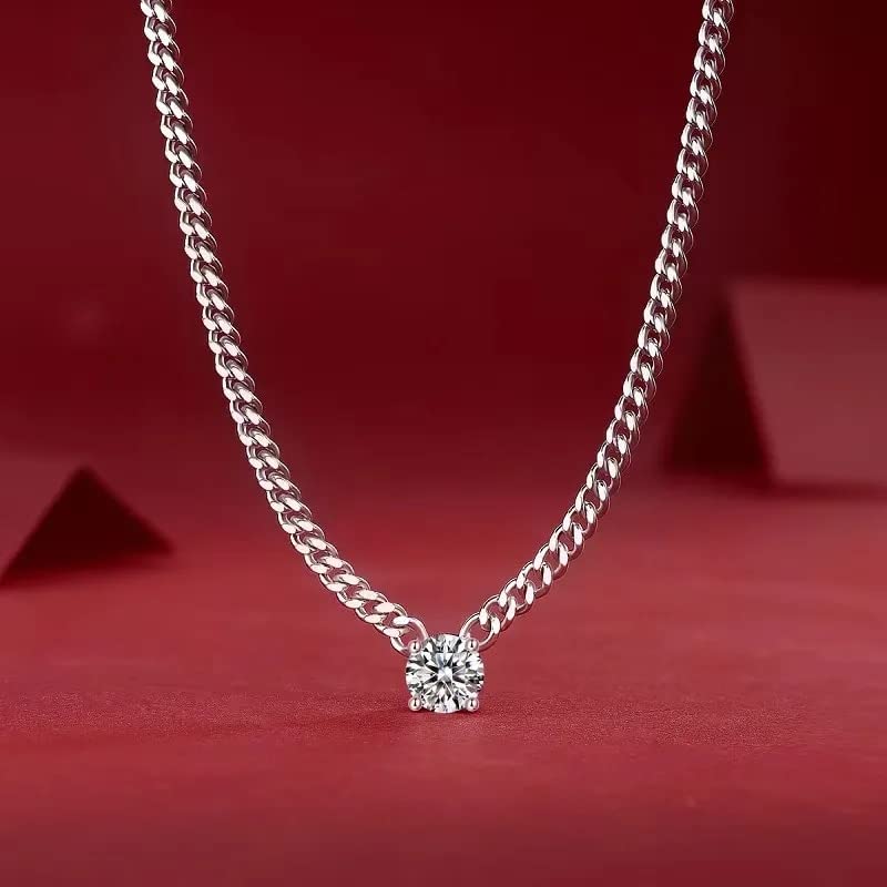 Collier moissanite brillant S925 pour sublimer vos tenues