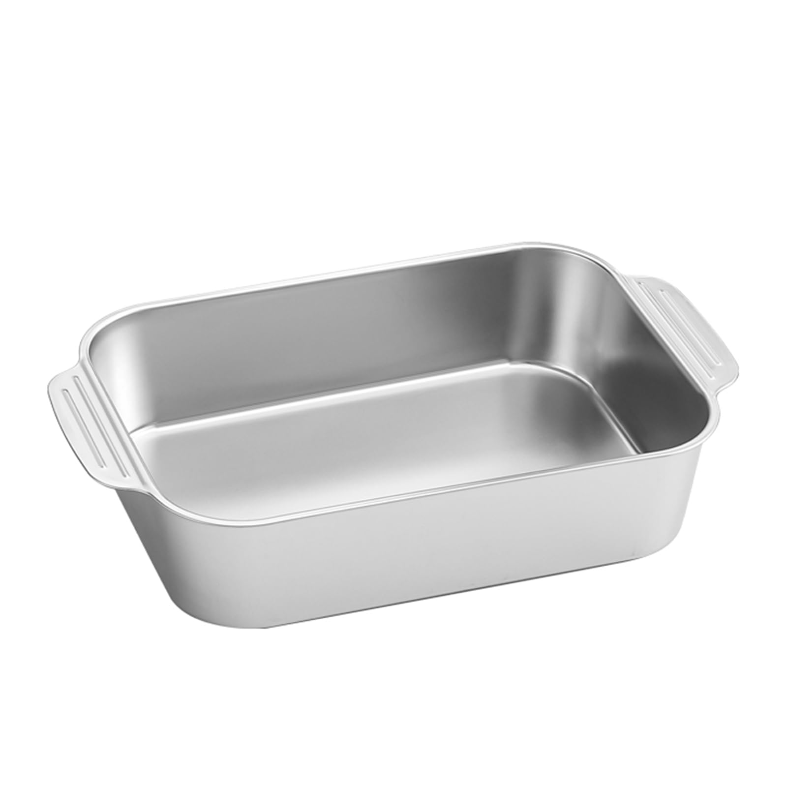 Brytfanna Głęboka blacha do pieczenia ze stali nierdzewnej Forma do pieczenia Naczynie do zapiekania Talerz na ciasteczka Talerz do serwowania z uchwytami (głębokość 41 cm)