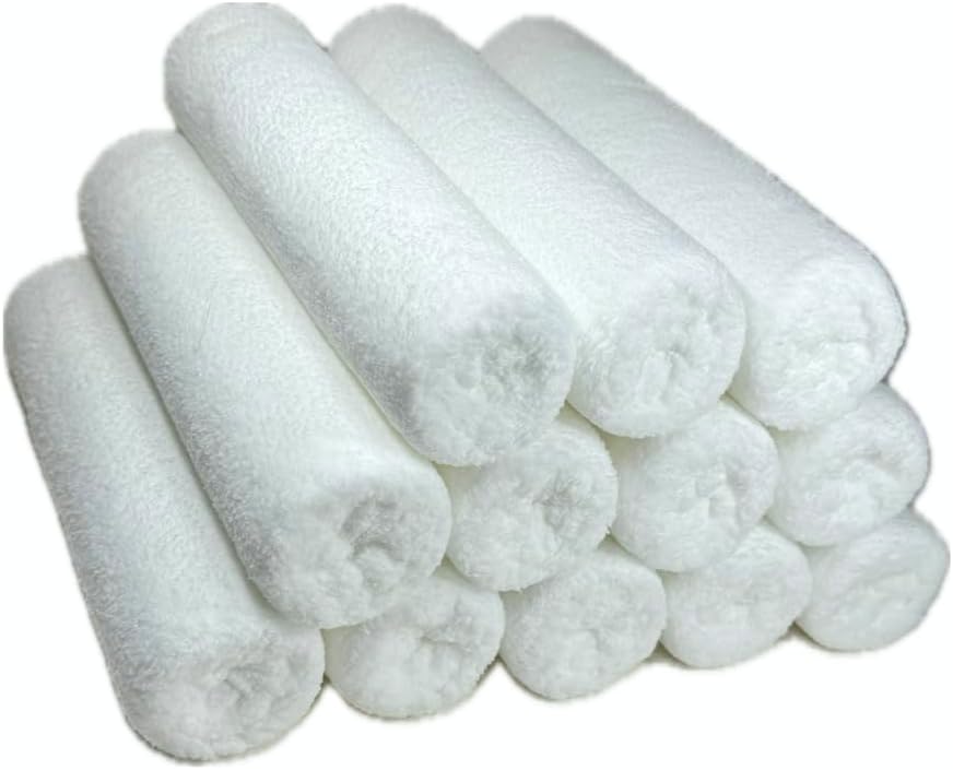 Paint Roller Cover, Microfiber, 9 x 1/2-In. Nap 12-Pack