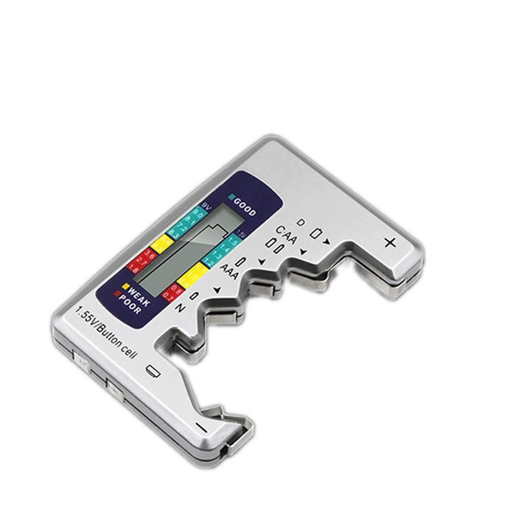 Digital Battery Tester Battery Capacity Checker C/D/N/9V/AA/AAA/1.5V Battery Power Measuring Instrument