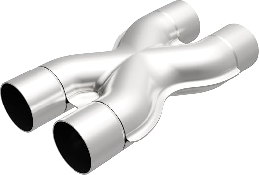 MagnaFlow Performance Exhaust Tru-X Crossover X-Pipe 10791 2.5"/2.5" Inlet/Outlet, Stainless Steel