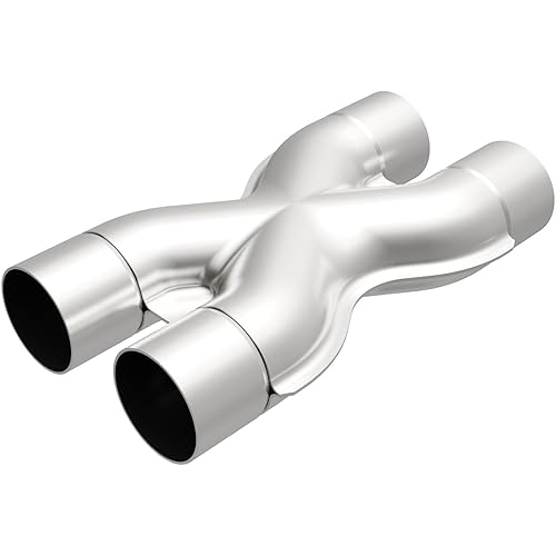MagnaFlow Performance Exhaust Tru-X Crossover X-Pipe 10791: 2.5"/2.5" Inlet/Outlet, Stainless