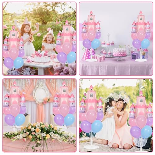 Naozinebi 2 Sets Princess Birthday Party Balloons Stand Kit Party Decor by Naozinebi - Used condition - Image 6
