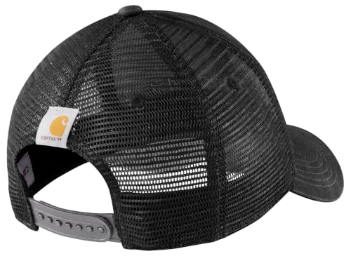 Image of Carhartt Men's Canvas Mesh-Back Logo Graphic Cap