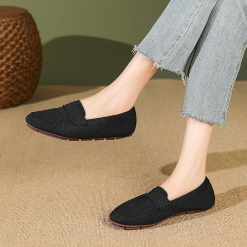Image of feabtonbd Loafers for Women Comfortable Breathable ShoeCasual Slip On Womens Driving Flats Shoes