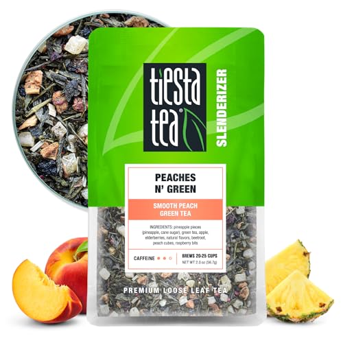 Tiesta Tea - Peaches N' Green, Loose Leaf, Smooth Peach