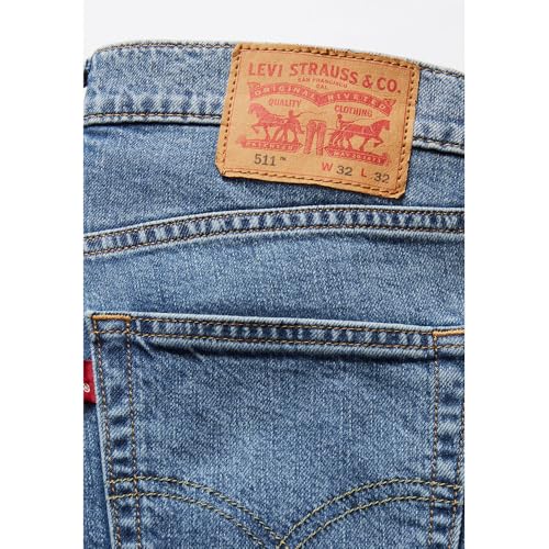 Levi's Para Hombre. 04511-5856 Jeans 511 Slim Azul (31/32), Casual, AlgodóN, Denim - 5