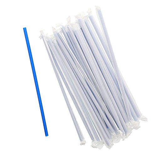 Pitillos gigantes de papel azul AmerCare 10.25 pulgadas x1200 miniatura 3