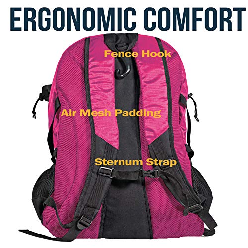 image for Athletico Turf Lacrosse Bag - Extra Large Lacrosse Backpack - Holds Al