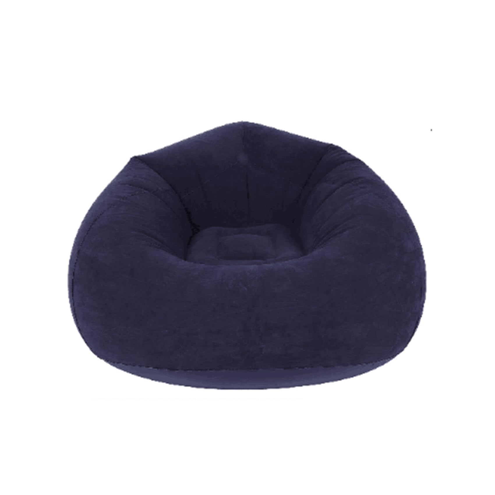 Lot de 3 grands poufs gonflables en PVC floqué pour jardin, salon, mobilier d'extérieur, camping, randonnée (A)