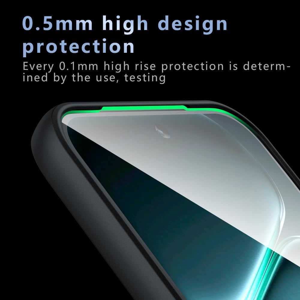Professional | Translucent Matte Retro Case for OnePlus Nord 6, Anti-Yellow Shockproof Protective Phone Cover, Hard PC Back & Soft TPU Bumper Slim Case - Matte Black 2026 - view 5