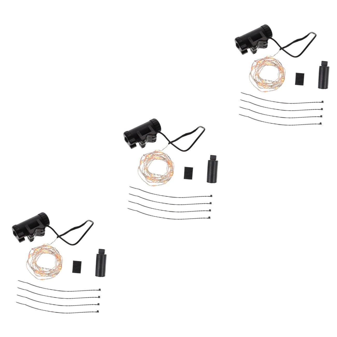 Kisangel lumière de Pneu Signal dirigé Scooter Cycle Rechargeable lumière LED Feux LED Lumière Clignotante Les vélos parlaient de lumière a parlé de lumière Abdos Black