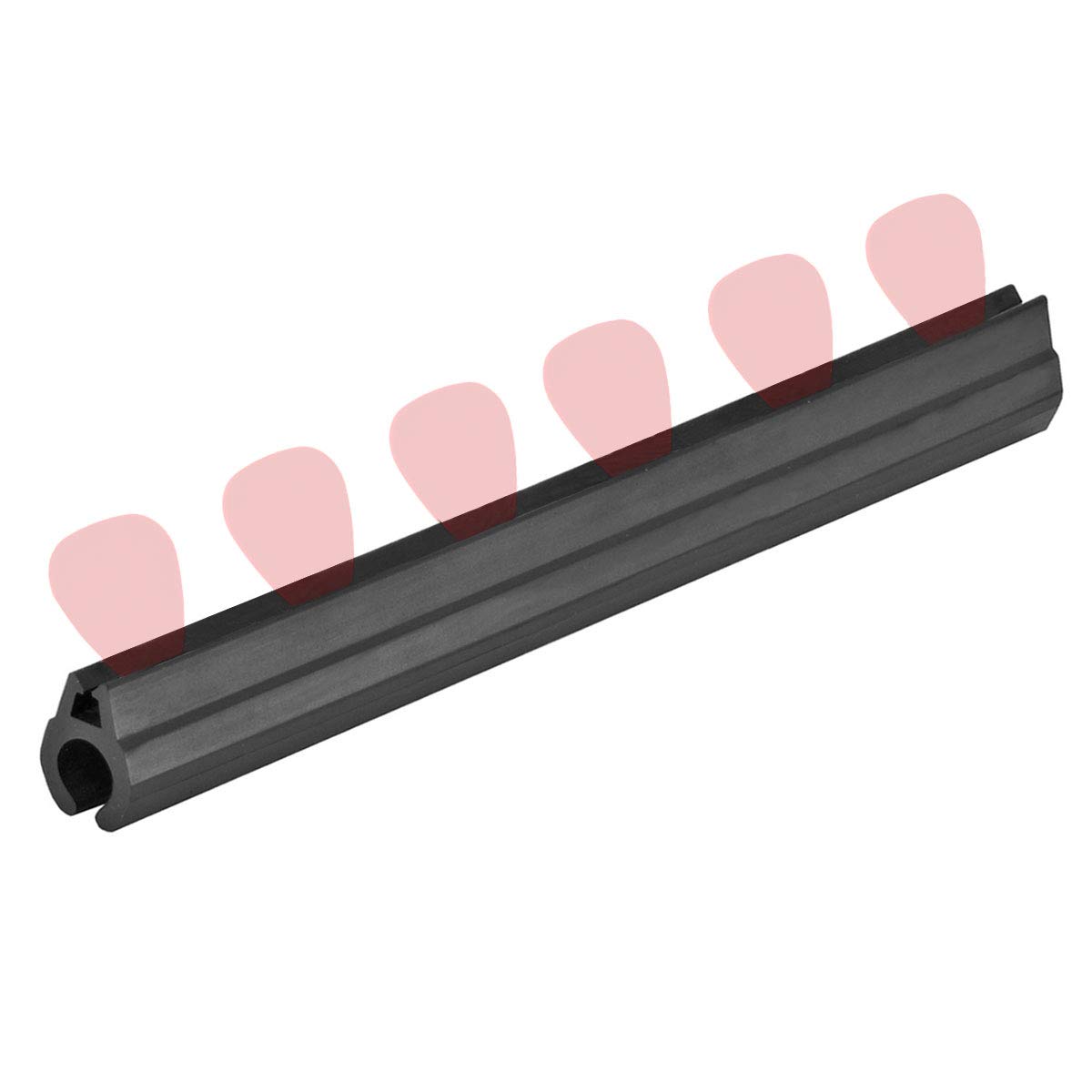 keepdrum MS096 Mikrofonstativ Mikrofonständer gerade + Plektrenhalter für Stative