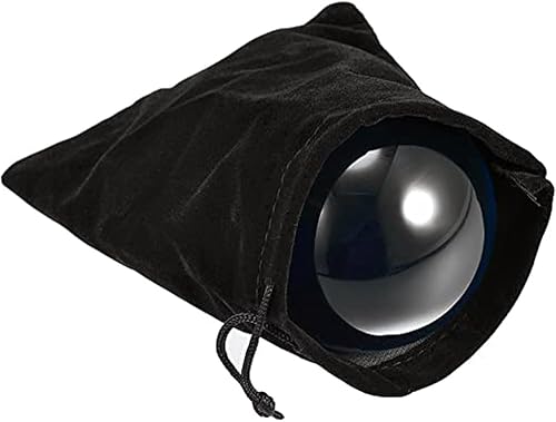 Miniatura 4 de DSJUGGLING Paquete de 2 bolas de malabarismo de contacto acrílico transparente de 2.559 pulgadas para principiantes, pelota de práctica pequeña de