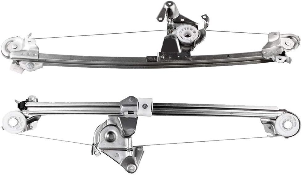 SCITOO 740-452 and 740-453 Power Window Regulator Driver Side and Passenger Side Compatible for 1997-1999 for Mercedes-Benz E300, Power Window Regulator Without Motor