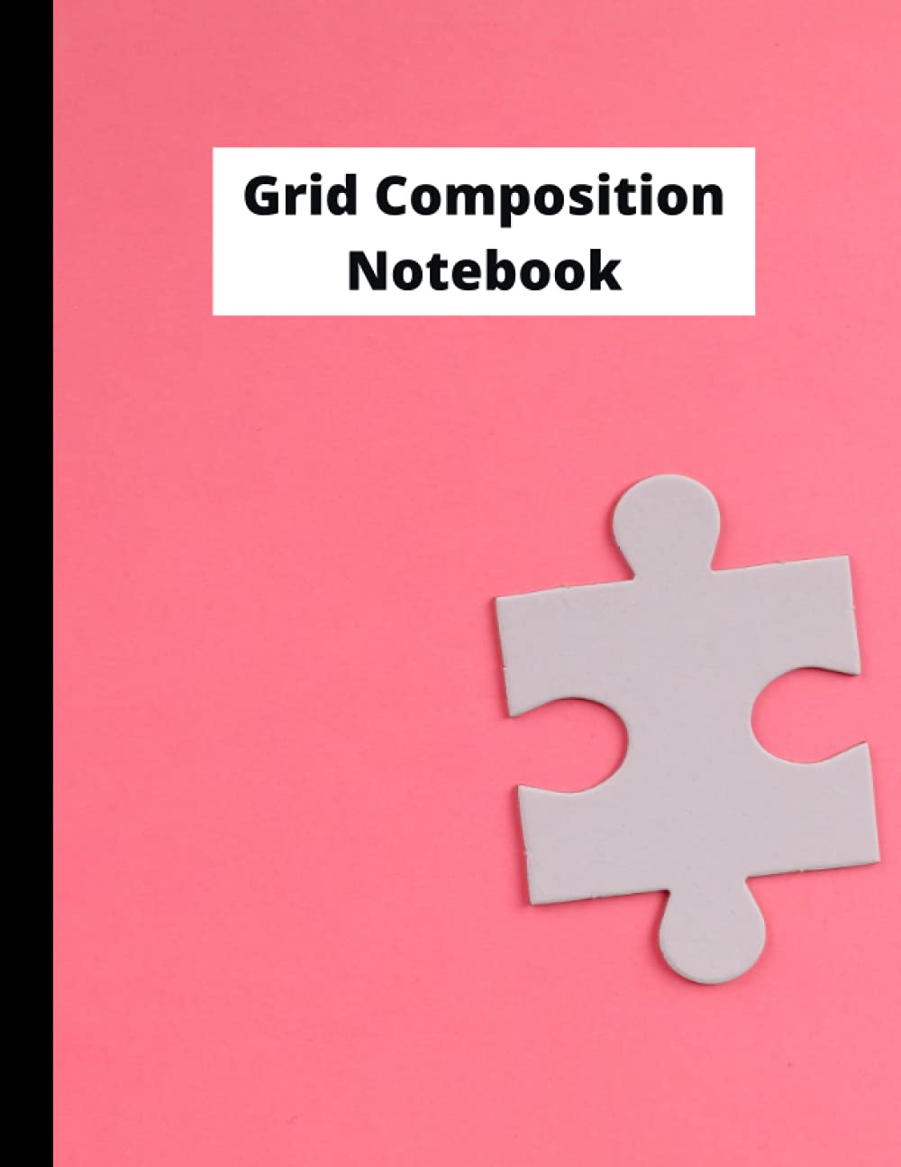 Grid Composition Notebook: Bright pink grid composition notebook