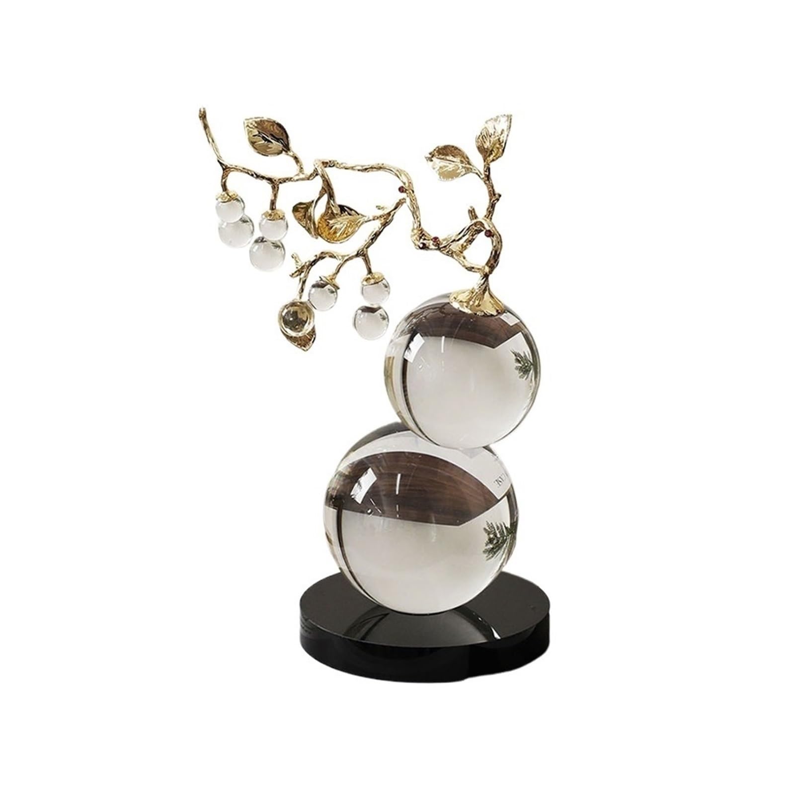 AILIUXIAOYAN Home Hecor Transparent Gourd Ornament Suitable for Wine Cabinets, Studies, And Offices; Artistic Decoration