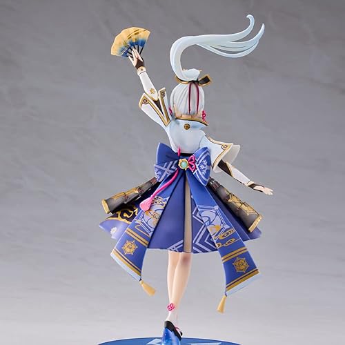Miniatura 4 de QAHEART Kamisato Ayaka Figura estatua  Figura de anime de 9.1 in de postura de pie para niñas, modelo de figura de acción, escultura coleccionable