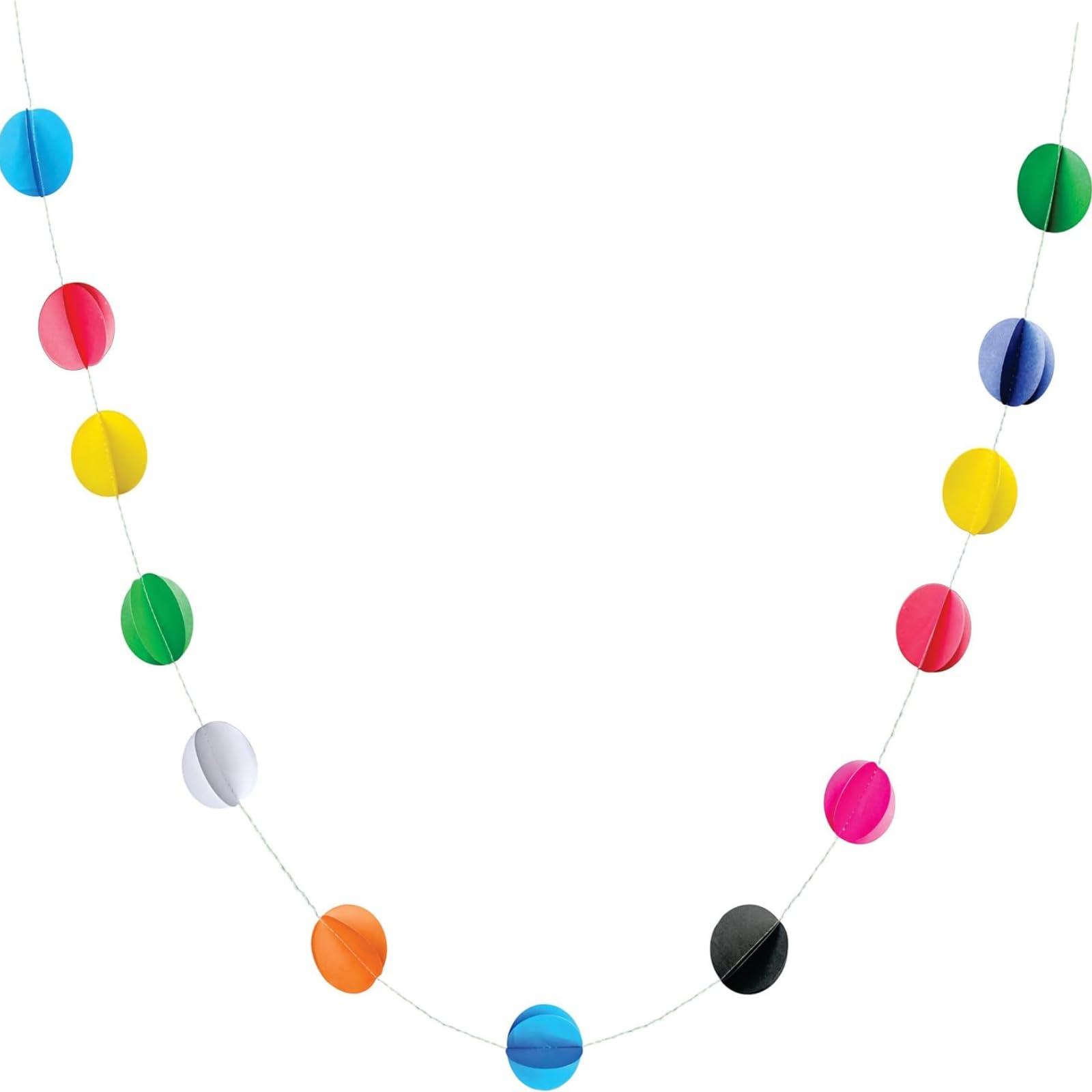 Colorful 3D Paper Streamer Garlands - Party Decorations -8