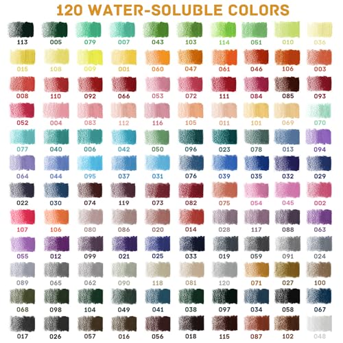 Lbw BRU-003 Watercolor Pencils 120 Professional Water Color Pencils Set Colored Pencils thumb #2