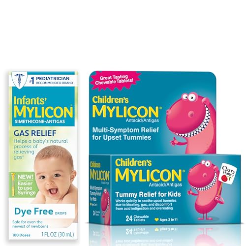 Image of MYLICON Dye Free 1 Oz Children's Chewable Tablets